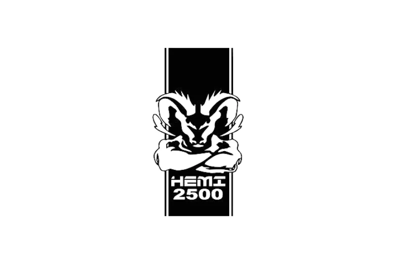 Dodge RAM Emblem & Badges set with Hemi 2500 logo - Image 3