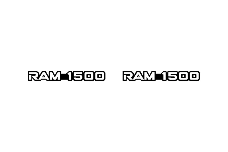 Dodge RAM Emblem & Badges set with RAM 1500 logo - Image 2