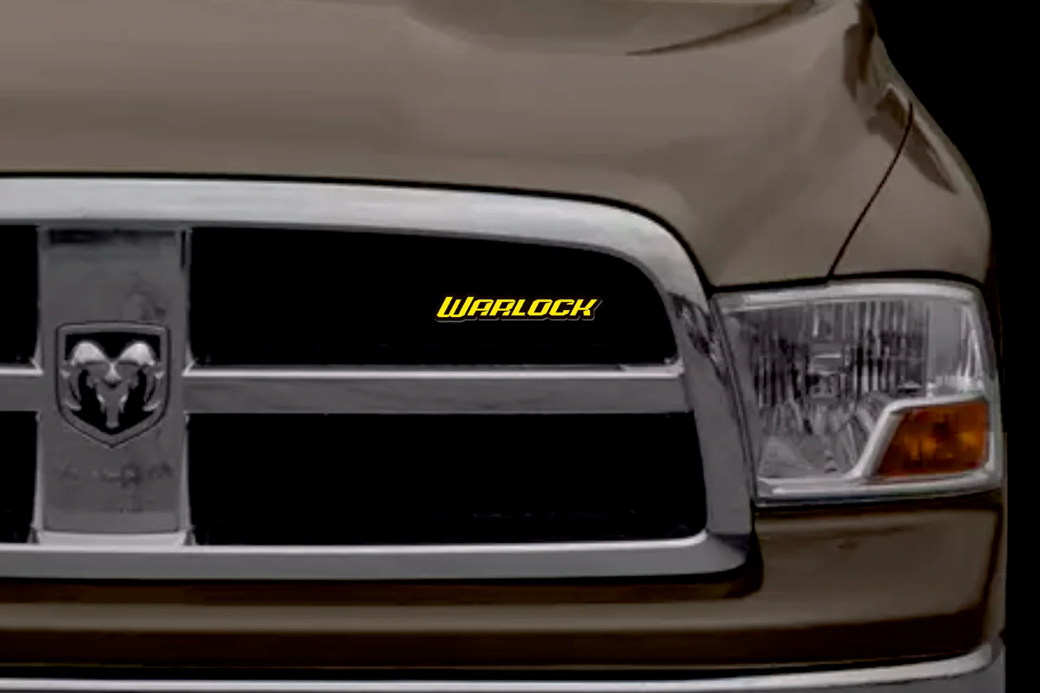 Dodge RAM Emblem & Badges set with Warlock logo - Image 4