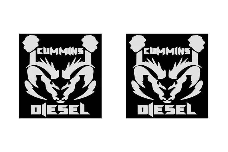 Dodge RAM emblem for fenders with Cummins Diesel logo