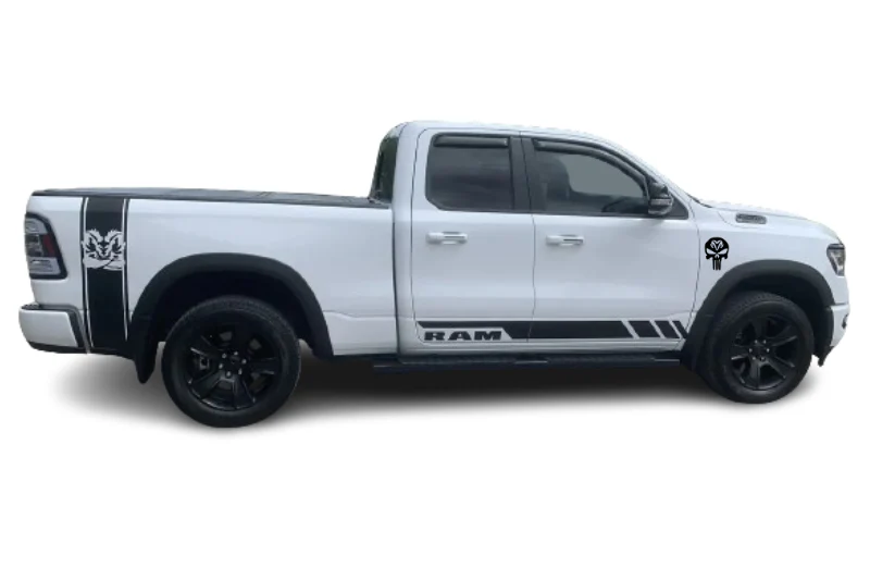 Dodge RAM emblem for fenders with Dodge RAM Punisher logo - Image 2