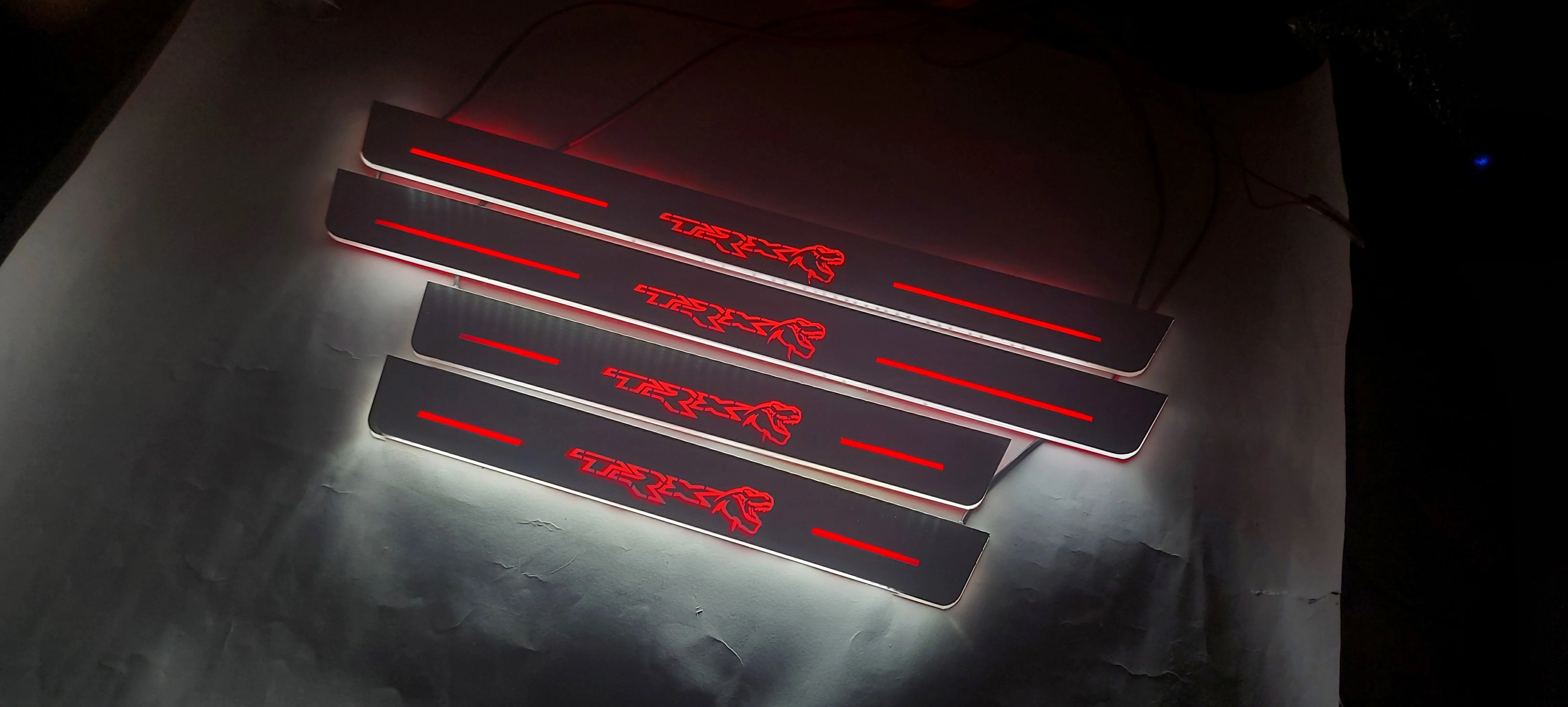 RAM V 2019+ LED Door Sills with TRX Logo (Type 2) - Image 8