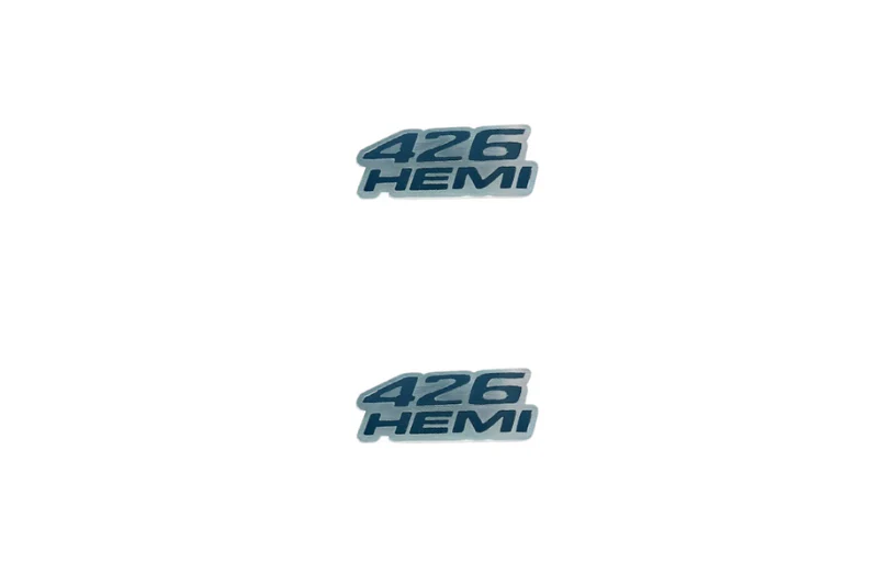 Dodge Stainless Steel Emblem & Badge Set - Grille and Tailgate 426HEMI logo