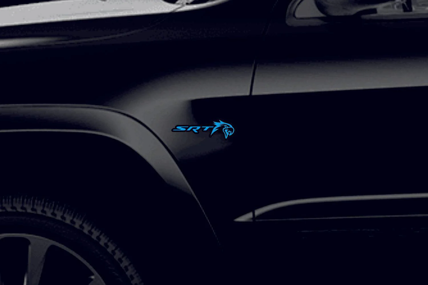 DODGE Stainless Steel emblem for fenders with SRT Trackhawk logo - Image 5