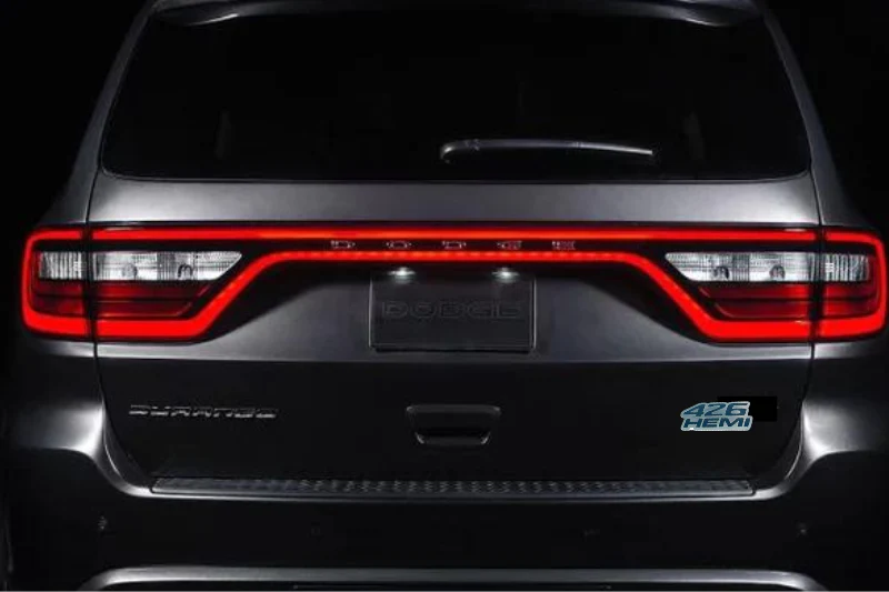 Dodge Stainless Steel tailgate trunk rear emblem with 426HEMI logo - Image 2