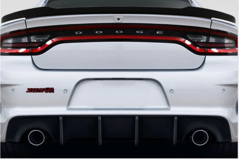 Dodge tailgate trunk rear emblem with 392 T/A logo (Type 2) - Image 2