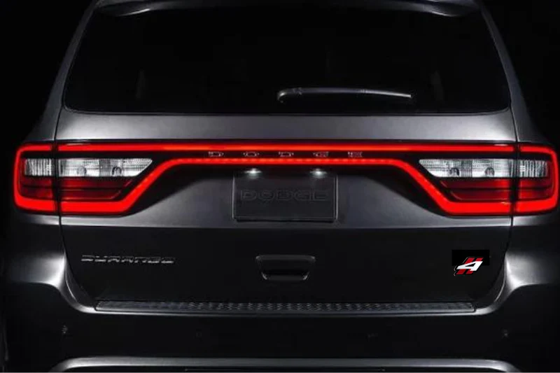 Dodge tailgate trunk rear emblem with 4WD logo - Image 2