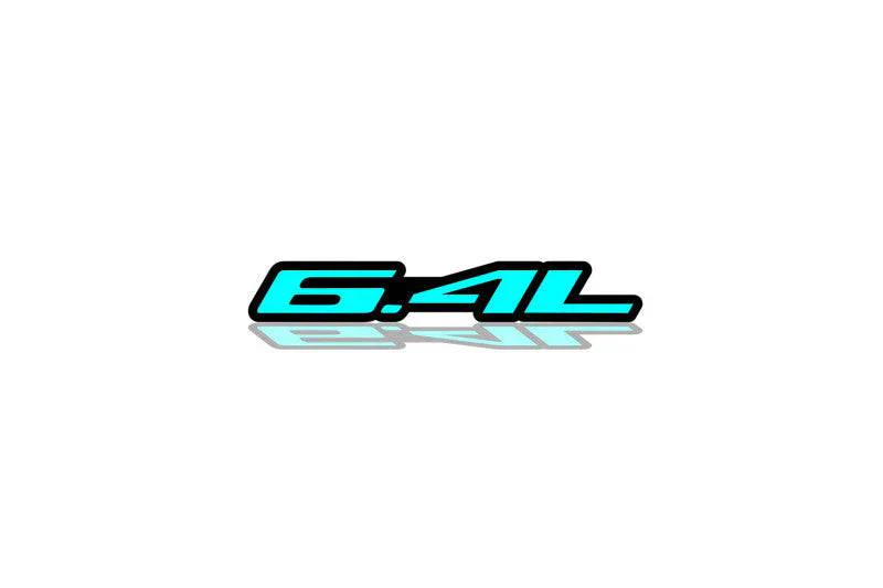 Dodge tailgate trunk rear emblem with 6.4L logo