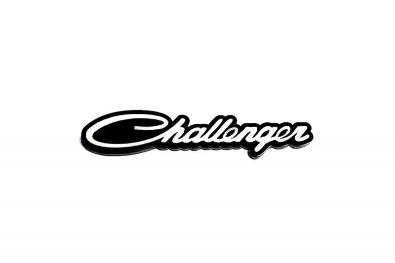Dodge tailgate trunk rear emblem with Dodge Challenger logo (type 2) - Image 5