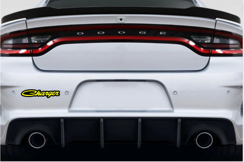 Dodge tailgate trunk rear emblem with Dodge Charger logo (type 3) - Image 2