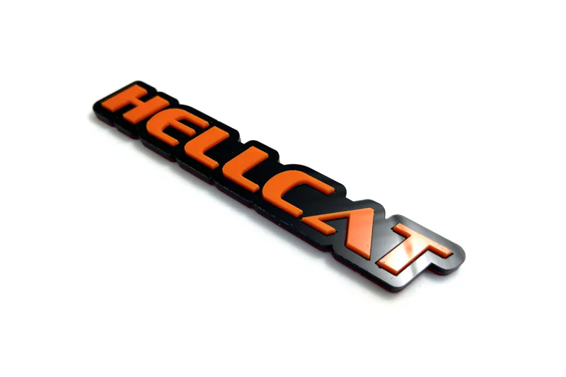DODGE Radiator grille emblem with Hellcat logo - Image 6