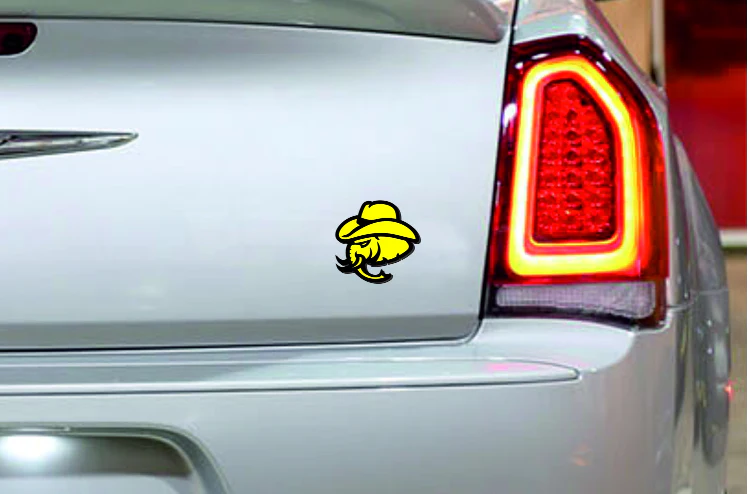 Dodge tailgate trunk rear emblem with Hellephant Cowboy logo - Image 2