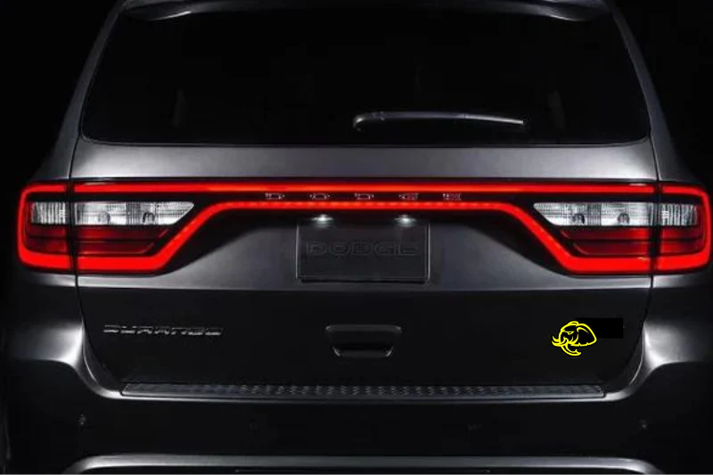 Dodge tailgate trunk rear emblem with Hellephant logo - Image 2