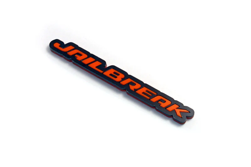 Dodge tailgate trunk rear emblem with Jailbreak logo - Image 4