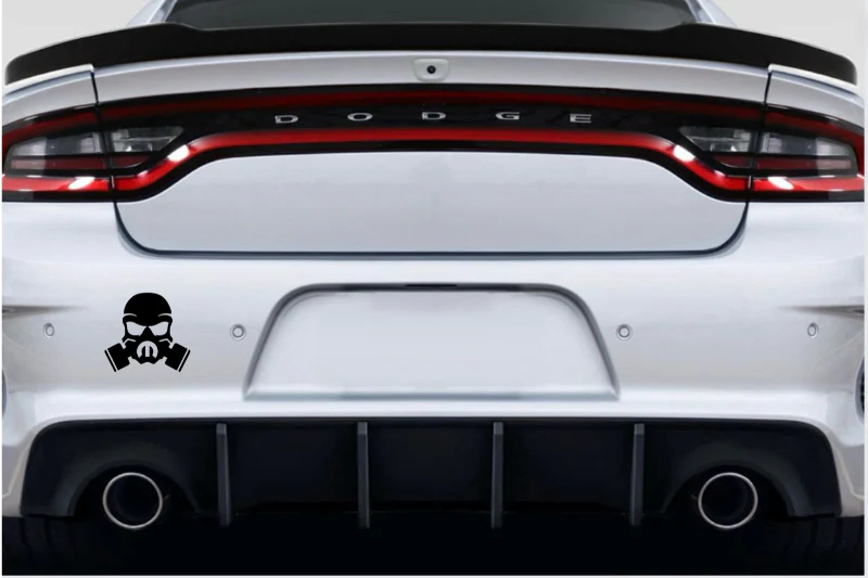 Dodge tailgate trunk rear emblem with Lethal Mopars logo - Image 2