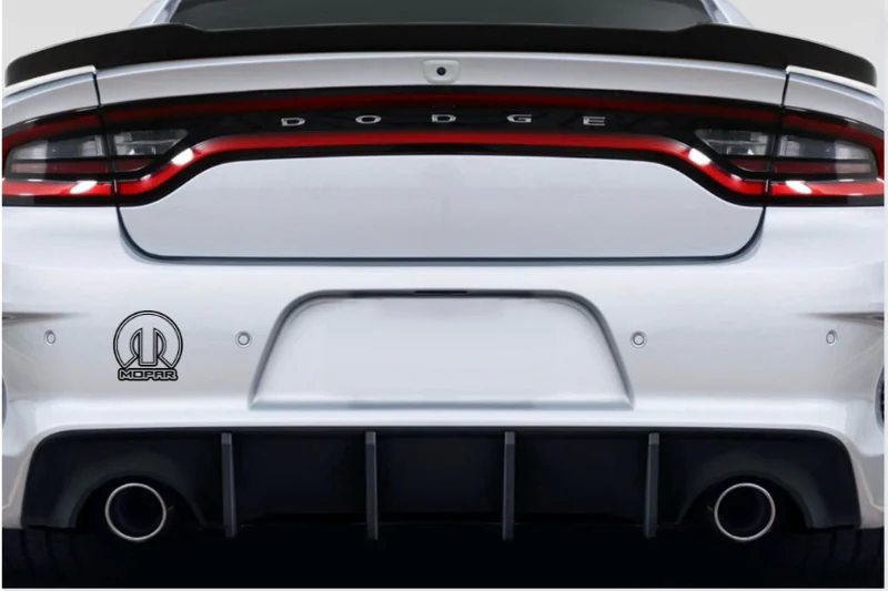 Dodge tailgate trunk rear emblem with Mopar logo (type 8) - Image 5