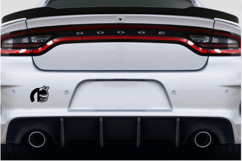 Dodge tailgate trunk rear emblem with Mopar Scat Pack logo - Image 2