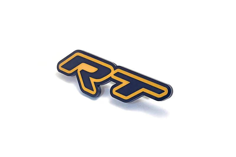 Dodge tailgate trunk rear emblem with RT logo (type 2) - Image 2