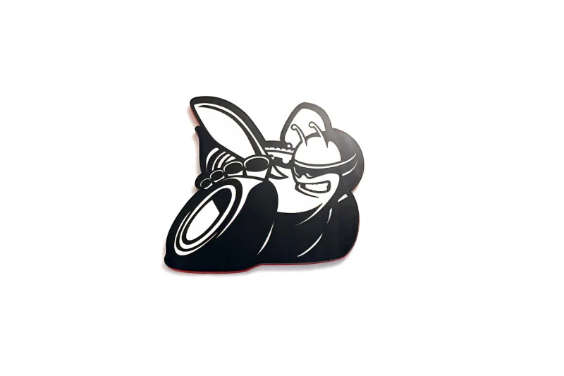 Dodge tailgate trunk rear emblem with Scat Pack logo (Type 5) - Image 4