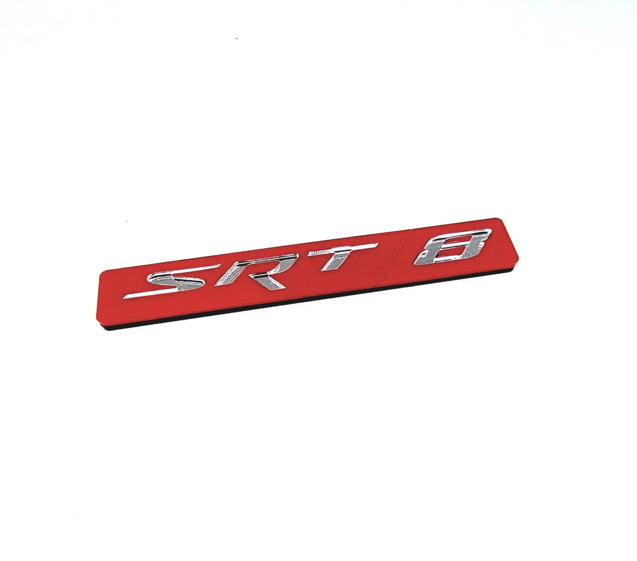 Dodge tailgate trunk rear emblem with SRT8 logo (Type 3) - Image 3