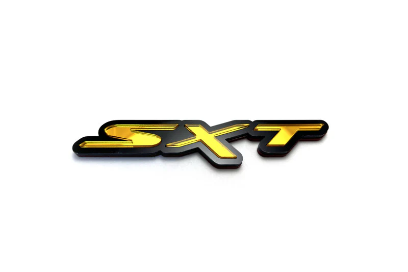 Dodge tailgate trunk rear emblem with SXT logo - Image 2