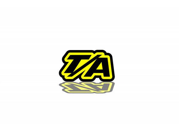 Dodge tailgate trunk rear emblem with T/A logo (type 2)