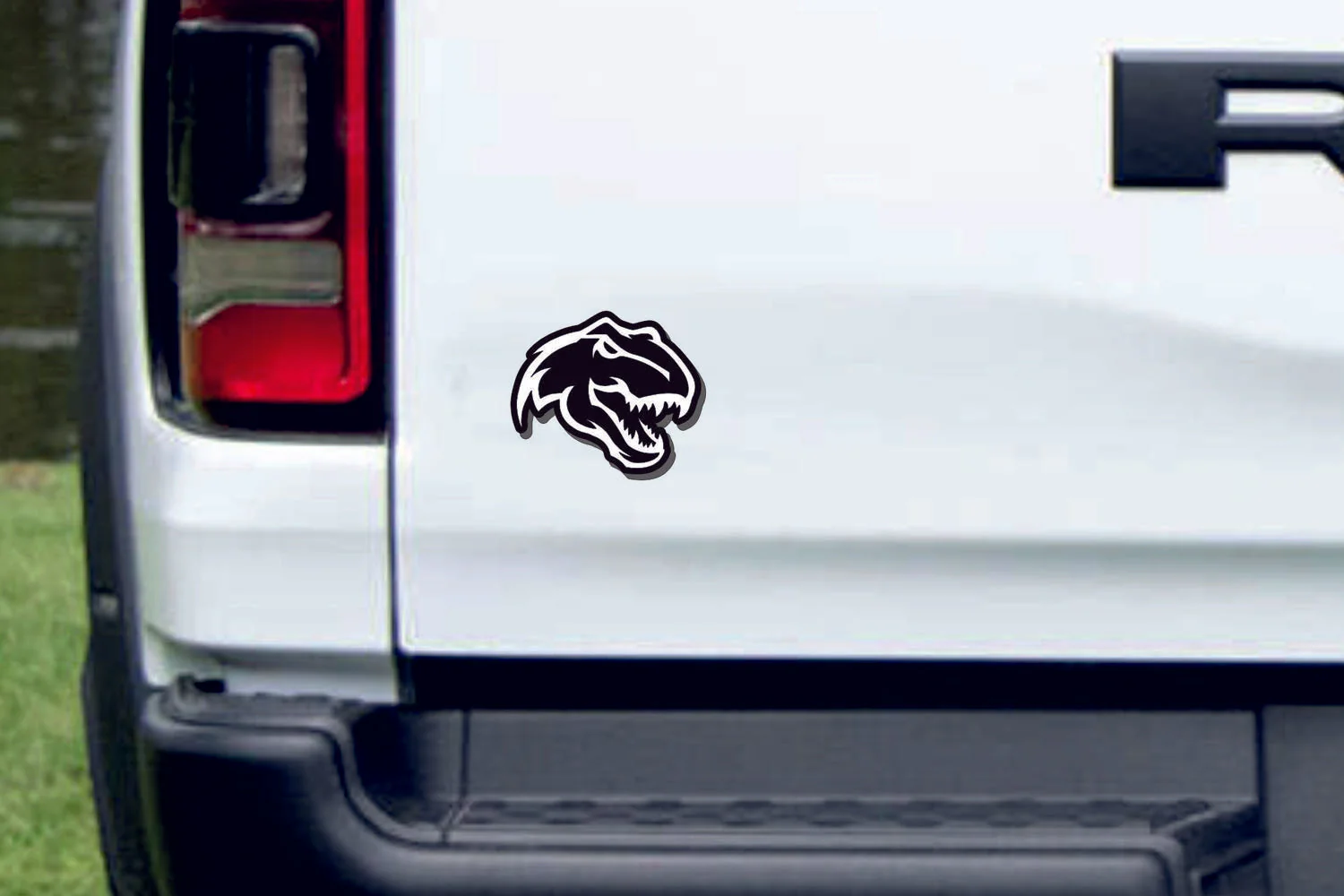 Dodge tailgate trunk rear emblem with TRX logo (Head) - Image 2