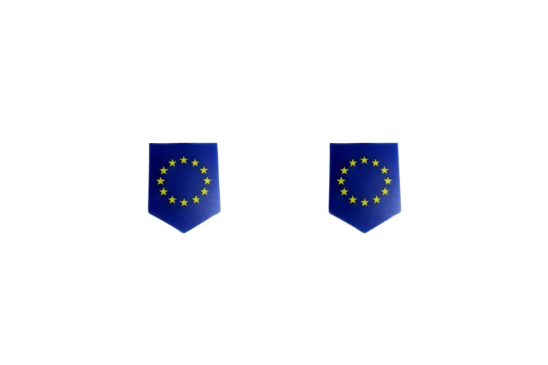 Emblem (badges) for fenders with European Union logo