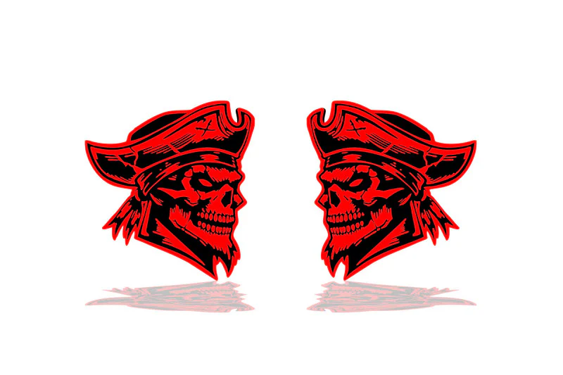 Emblem & Badges set with Pirate logo - Image 3