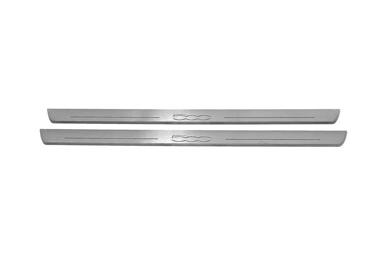 Fiat 500 2007+ Led Door Sills With Logo 500 - Image 6