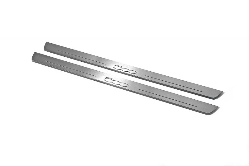 Fiat 500 2007+ Led Door Sills With Logo 500 - Image 7
