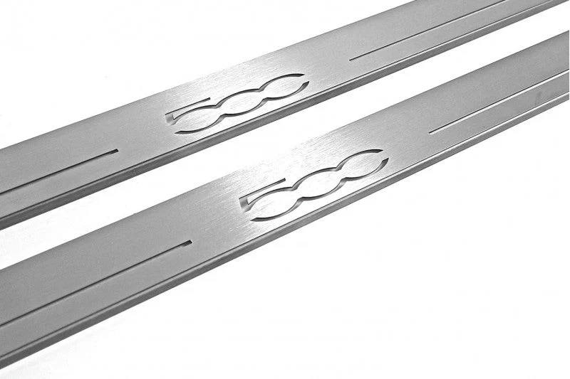 Fiat 500 2007+ Led Door Sills With Logo 500 - Image 8