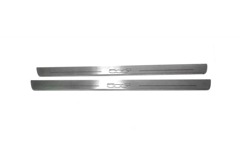 Fiat 500C 2009+ LED Door Sill With Logo 500C - Image 6