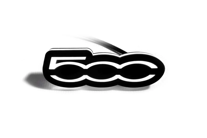 Fiat Illuminated LED Radiator Grille Emblems and Badges with 500 logo - Image 3