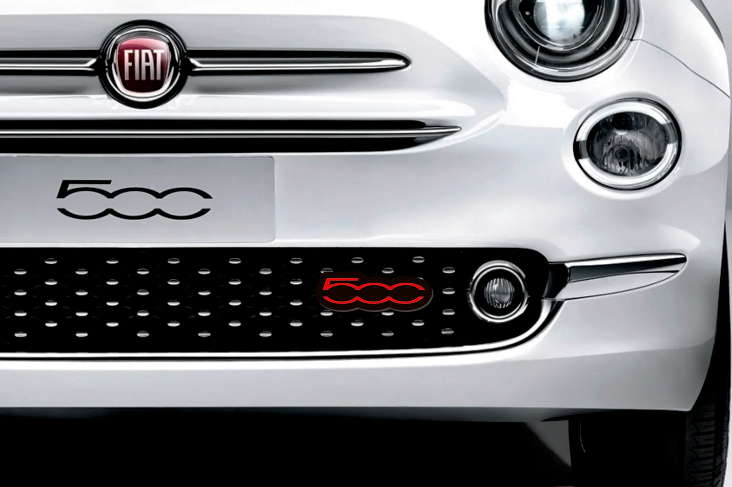 Fiat Illuminated LED Radiator Grille Emblems and Badges with 500 logo - Image 8