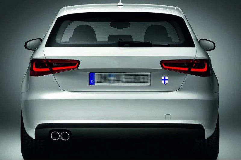 Finland tailgate trunk rear emblem with Finland logo - Image 2