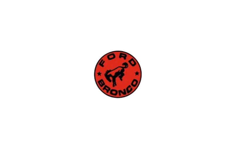 Ford Bronco Emblem & Badge Set - Grille and Tailgate Bronco logo (Type 2) - Image 2