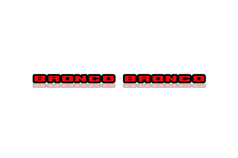 Ford Bronco emblem for fenders with Bronco logo (Type 5)
