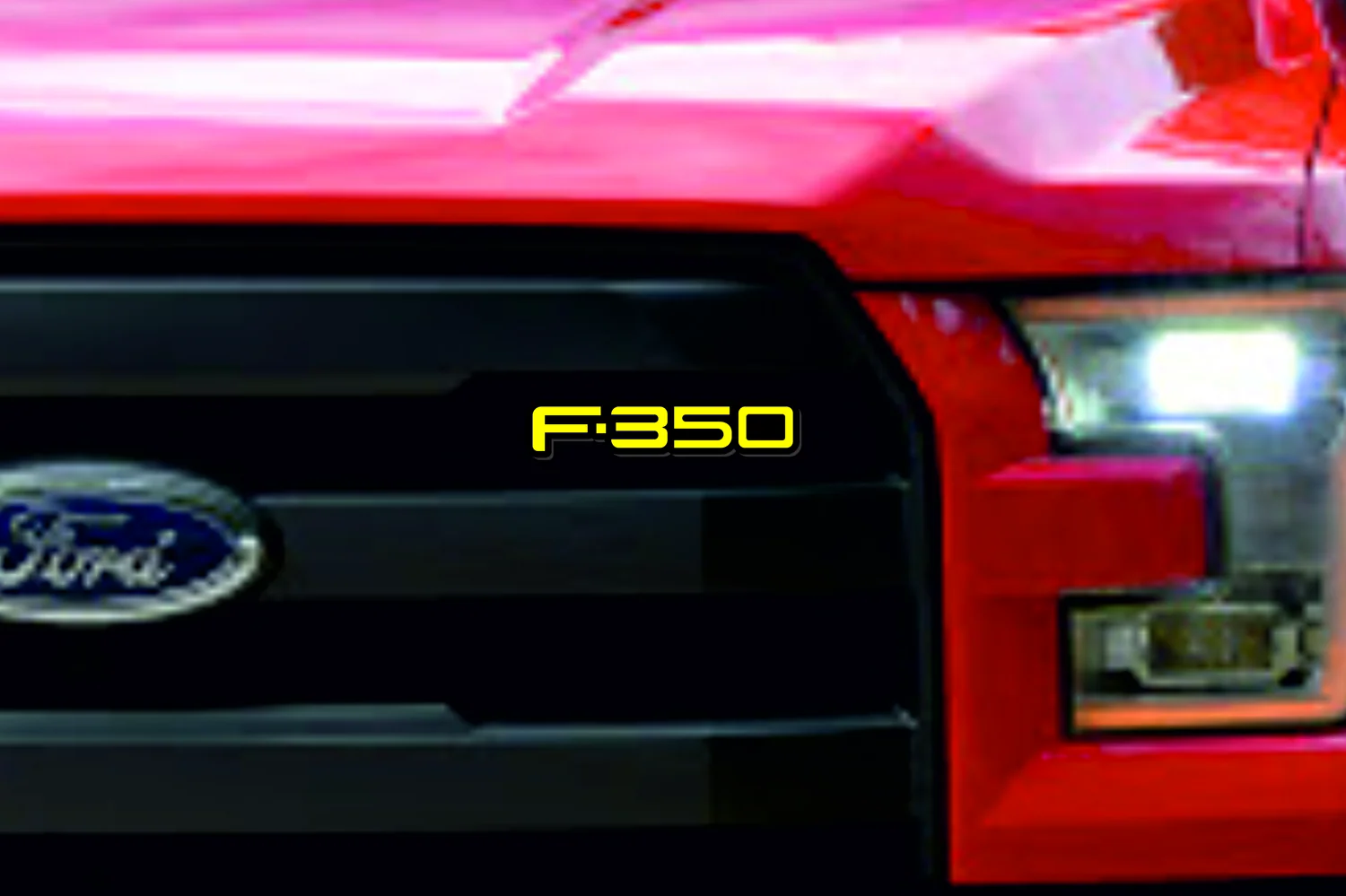 Ford Emblem & Badge Set - Grille and Tailgate F-350 logo - Image 2