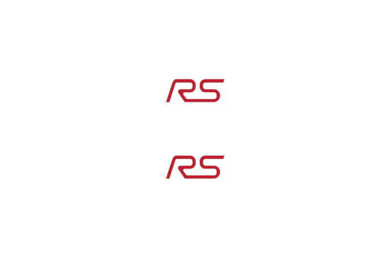 Ford Emblem & Badge Set - Grille and Tailgate RS logo (Type 5)