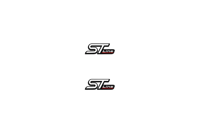 Ford Emblem & Badge Set - Grille and Tailgate ST Line logo (Type 2)