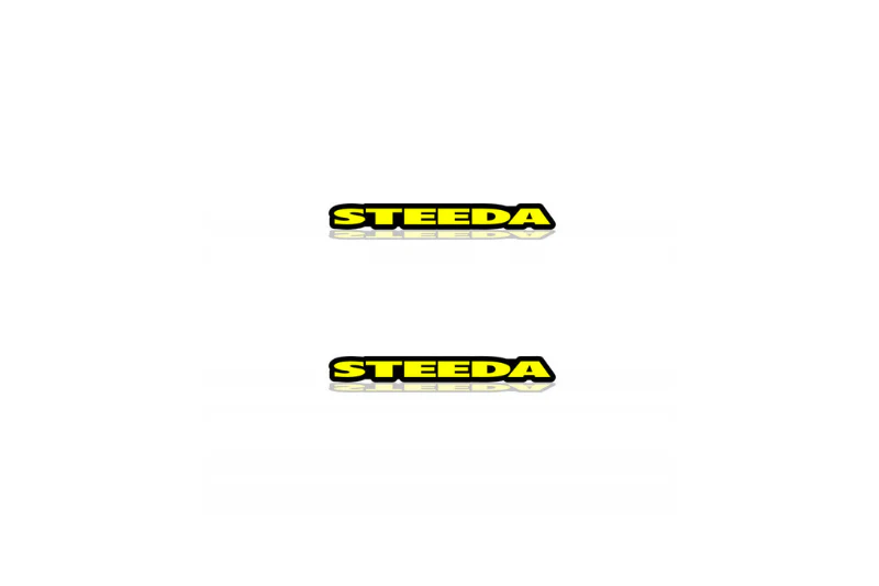 Ford Emblem & Badge Set - Grille and Tailgate Steeda logo