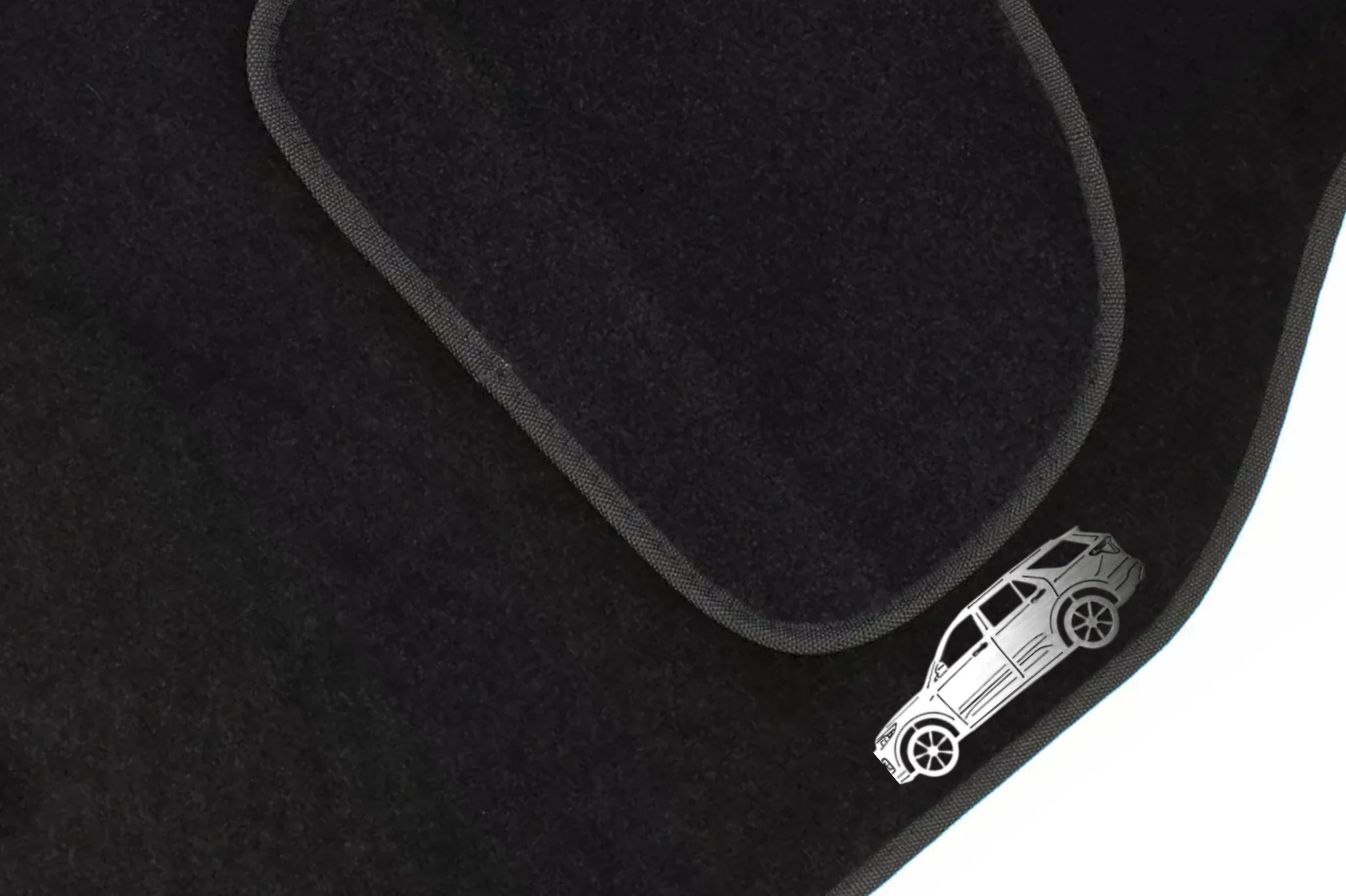 Ford Explorer VI (2020+) Floor Mat Emblem Set – Stainless Steel Badges