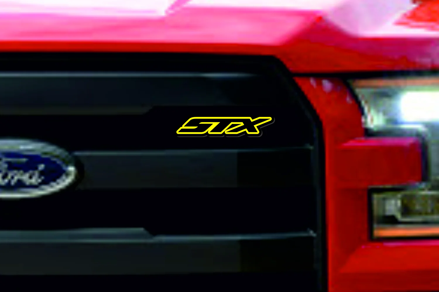 Ford F150 Radiator grille emblem with STX logo (type 3) - Image 2