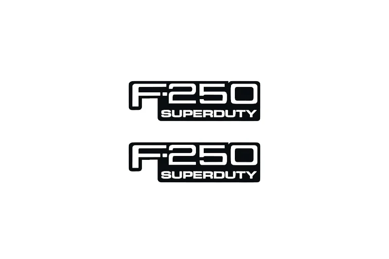 Ford F250 Emblem & Badge Set - Grille and Tailgate F250 Super Duty logo