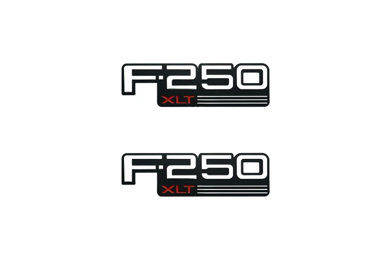 Ford F250 emblem for fenders with F250 XTL logo