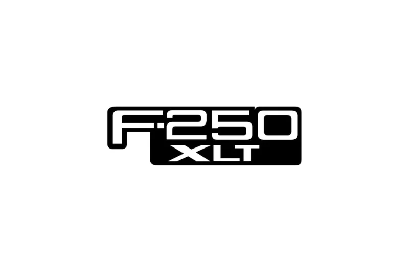 Ford F250 Radiator grille emblem with F250 XTL logo (Type 2)