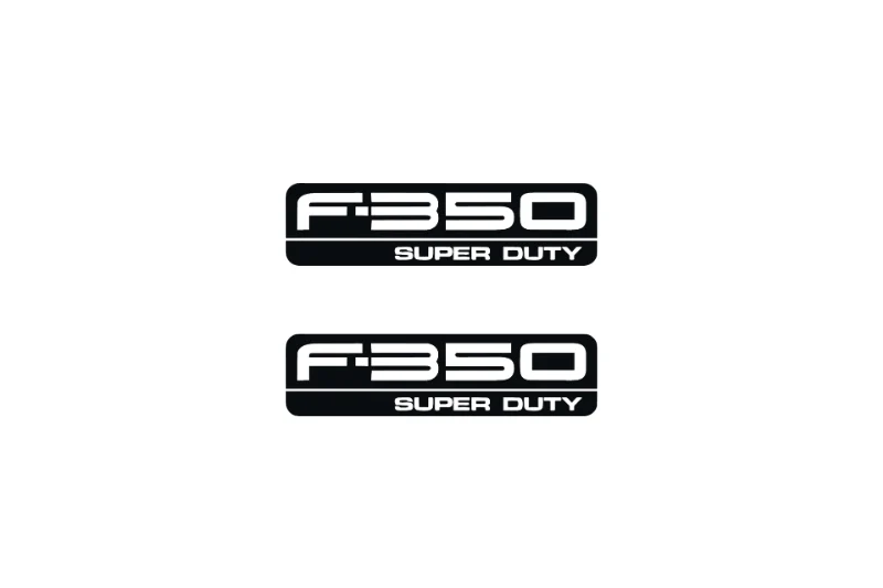Ford F350 Emblem & Badge Set - Grille and Tailgate F350 Super Duty logo