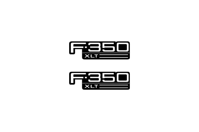 Ford F350 Emblem & Badges set with F350 XTL logo - Image 3