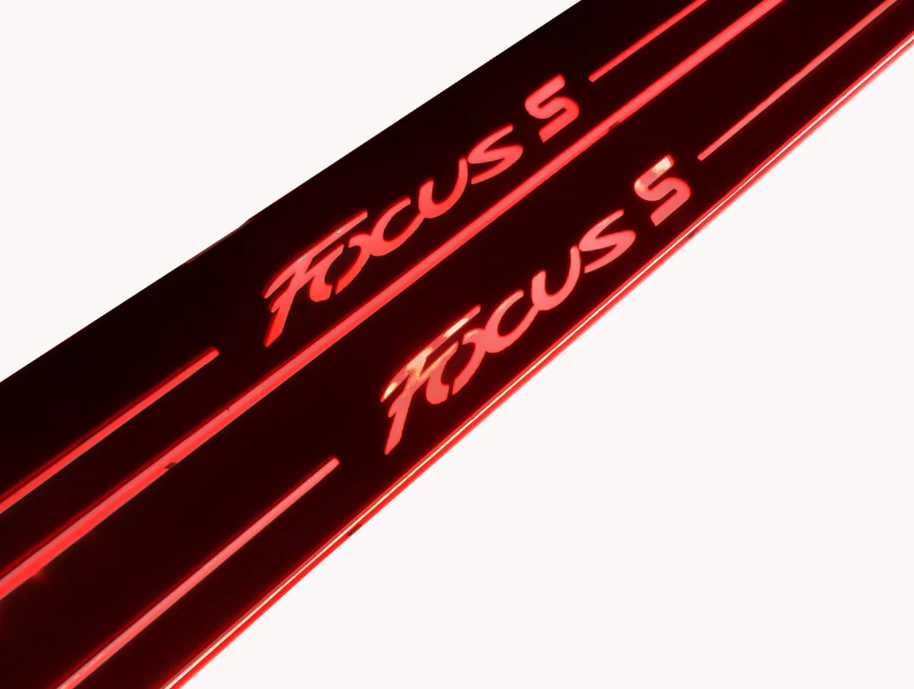 Ford Focus III 2011-2018 LED Door Sills PRO With Focus S Logo - Image 10